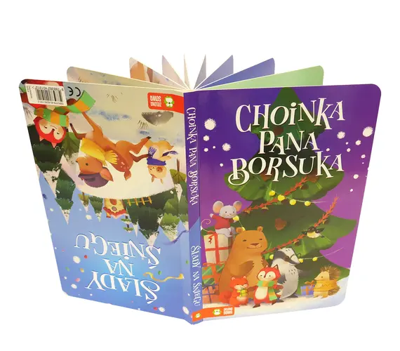 Okładka: Zimowe opowiastki. Zaginiona wstążka. Choinka pana Borsuka