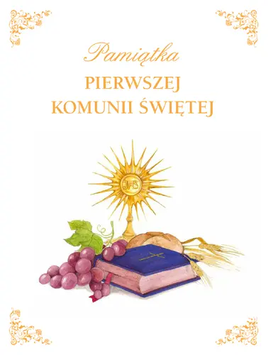 Okładka: Album komunijny