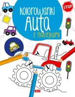 Okładka: Auta. Kolorowanka z naklejkami