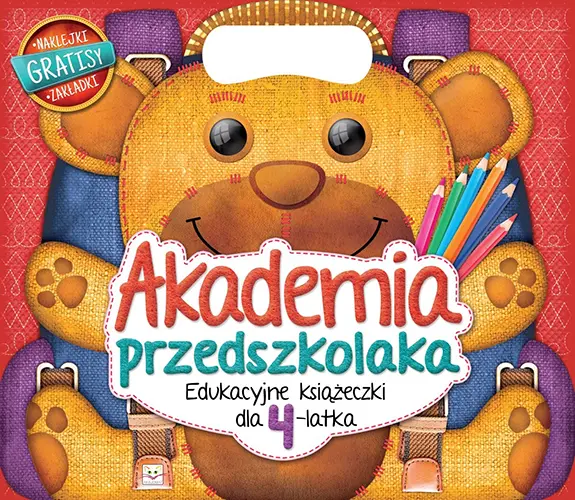 Okładka: Akademia przedszkolaka. Edukacyjne książeczki dla 4-latka
