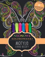Okładka: Neonowa kolorowanka. Motyle i inne wzory