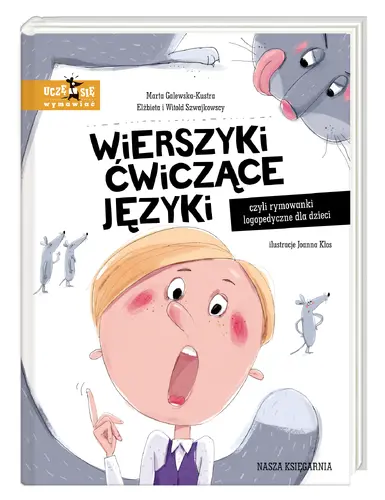 Okładka: Wierszyki ćwiczące języki, czyli rymowanki logopedyczne dla dzieci