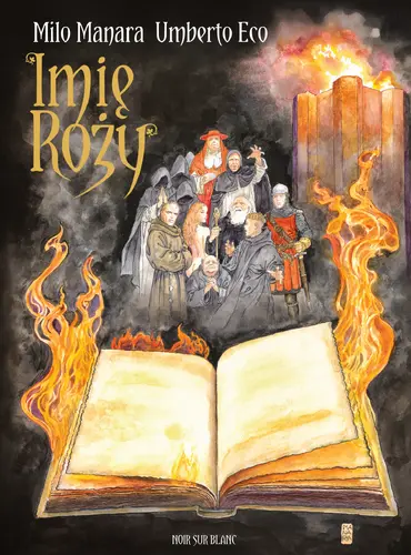 Okładka: Imię róży. Powieść graficzna