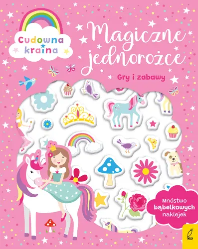 Okładka: Wypukłe naklejki. Magiczne jednorożce