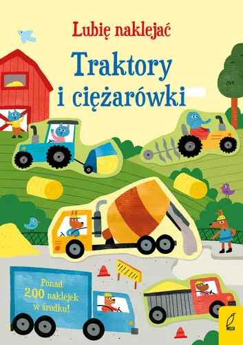 Okładka: Lubię naklejać. Traktory i ciężarówki
