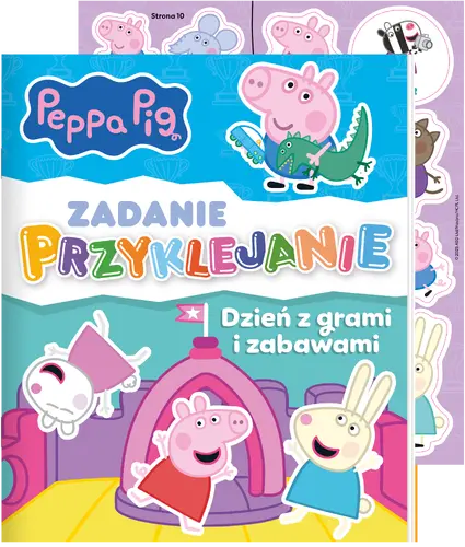 Okładka: Peppa Pig. Zadanie przyklejanie