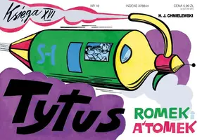 Okładka: Tytus, Romek i A'Tomek. Księga XVI. Tytus dziennikarzem