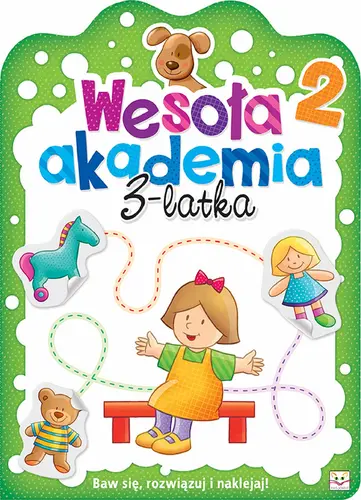 Okładka: Wesoła akademia 3-latka. Zeszyt 2