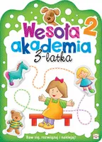 Okładka: Wesoła akademia 3-latka. Zeszyt 2