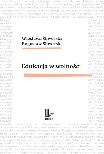 Okładka: Edukacja w wolności