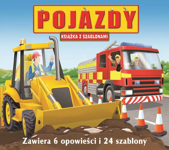 Okładka: Pojazdy. Książka z szablonami