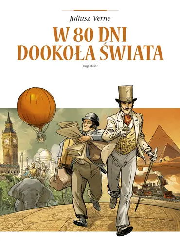 Okładka: Adaptacje literatury. W 80 dni dookoła świata