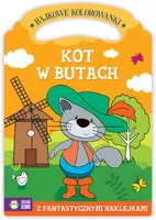 Okładka: Bajkowe kolorowanki. Kot w butach