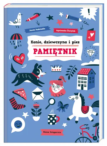 Okładka: Konie, dziewczyna i pies. Pamiętnik