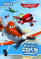 Okładka: Koloruj, czytaj, naklejaj. Samoloty