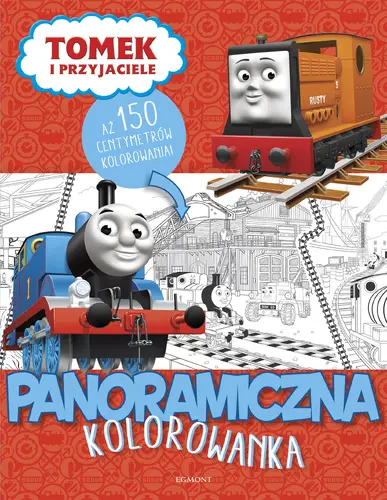 Okładka: Tomek i przyjaciele. Panoramiczna kolorowanka