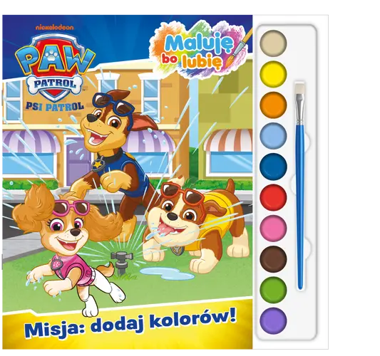 Okładka: Psi Patrol. Maluję Bo Lubię. Misja: dodaj kolorów!