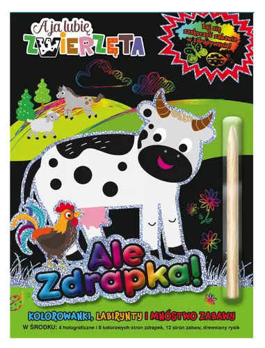 Okładka: A ja lubię zwierzęta. Ale zdrapka!