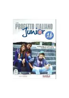 Okładka: Progetto Italiano Junior 1b. Podręcznik do języka włoskiego, klasa 8, szkoła podstawowa. MEN