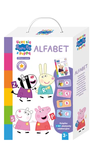 Okładka: Uczę się z Peppą. Alfabet