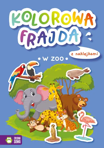 Okładka: Kolorowa frajda. W zoo