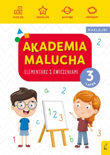 Okładka: Akademia malucha. Elementarz z ćwiczeniami. 3-latek