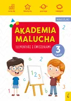Okładka: Akademia malucha. Elementarz z ćwiczeniami. 3-latek