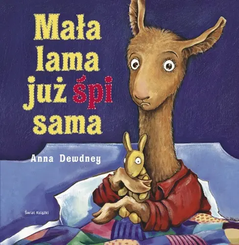 Okładka: Mała lama już śpi sama