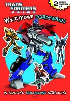 Okładka: Wesołe Zgadywanki. Transformers Prime.