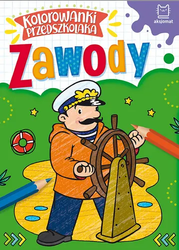 Okładka: Kolorowanki przedszkolaka. Zawody