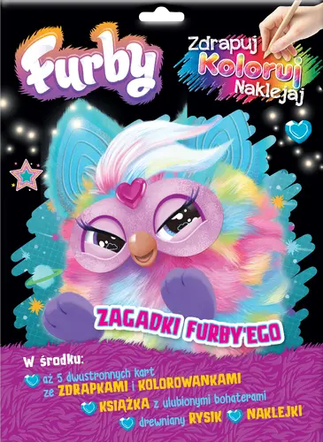 Okładka: Furby. Zdrapuj, koloruj, naklejaj