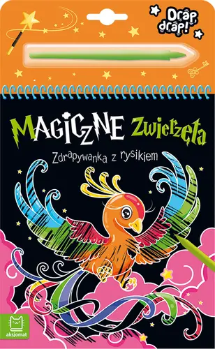Okładka: Magiczne zwierzęta. Zdrapywanka z rysikiem