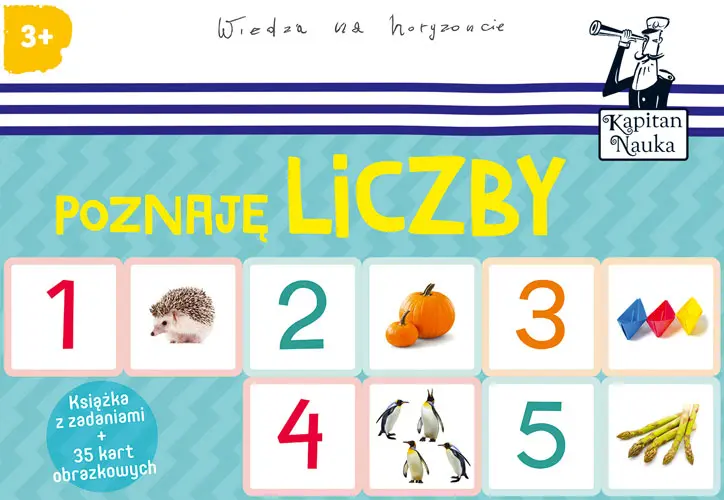 Okładka: Kapitan Nauka - Poznaję Liczby
