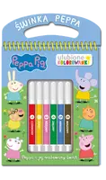 Okładka: Peppa Pig Ulubione kolorowanki cz. 1 Peppa i jej malowany świat