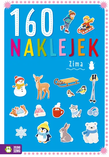 Okładka: 160 naklejek. Zima
