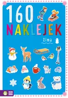 Okładka: 160 naklejek. Zima