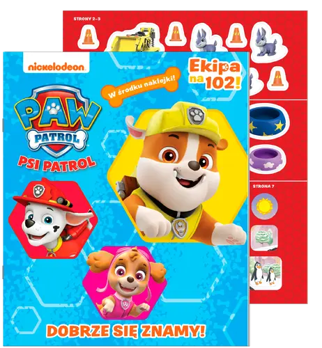 Okładka: Psi Patrol. Activity. Dobrze się znamy.