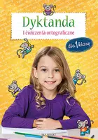 Okładka: Dyktanda i ćwiczenia ortograficzne dla 1 klasy