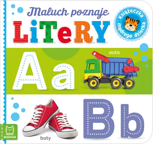 Okładka: Maluch poznaje litery. Książeczka mądrego dziecka