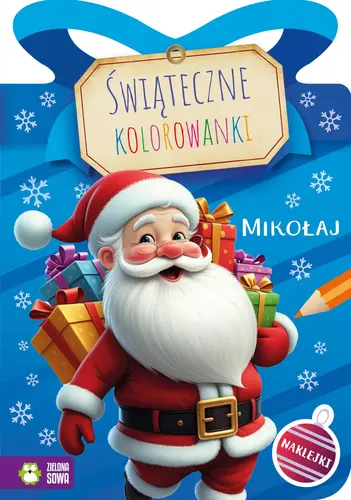 Okładka: Świąteczne kolorowanki. Mikołaj