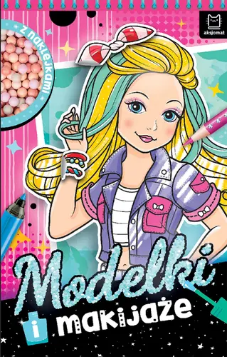 Okładka: Modelki i makijaże. Z naklejkami