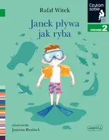 Okładka: Janek pływa jak ryba. Czytam sobie. Poziom 2