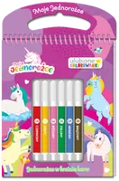 Okładka: Moje jednorożce. Ulubione kolorowanki 2. Jednorożce w krainie barw