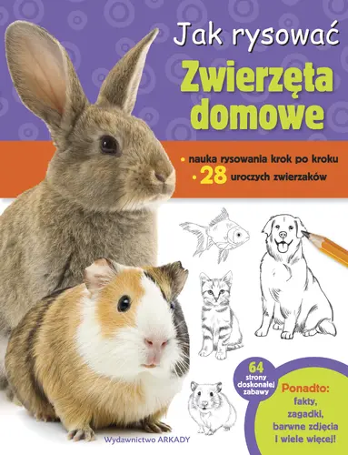 Okładka: Jak rysować. Zwierzęta domowe