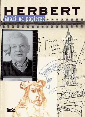 Okładka: Znaki na papierze. Zbigniew Herbert