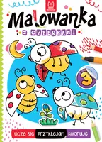 Okładka: Uczę się, przyklejam, koloruję. Malowanka z cyferkami