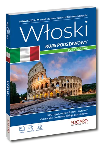 Okładka: Włoski. Kurs podstawowy