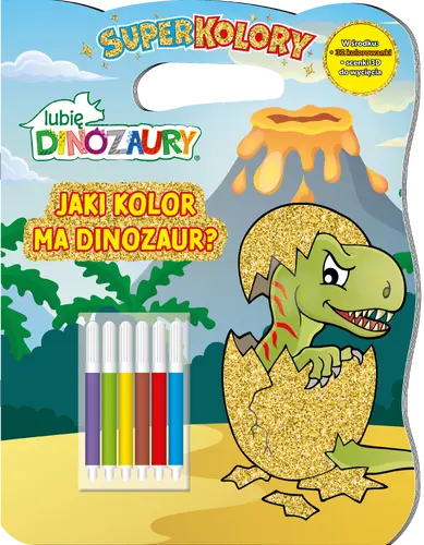Okładka: Lubię Dinozaury. Superkolory. Jaki kolor ma dinozaur?