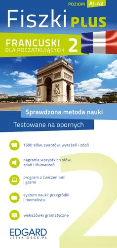 Okładka: Francuski Fiszki PLUS dla początkujących 2