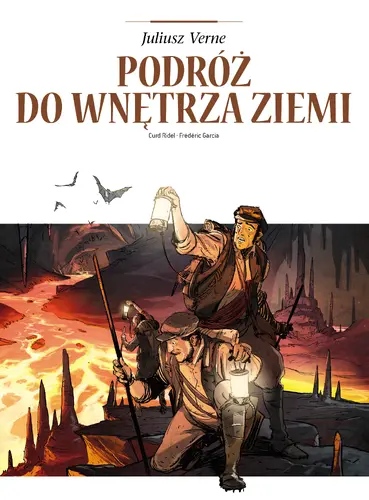 Okładka: Adaptacje literatury. Podróż do wnętrza ziemi